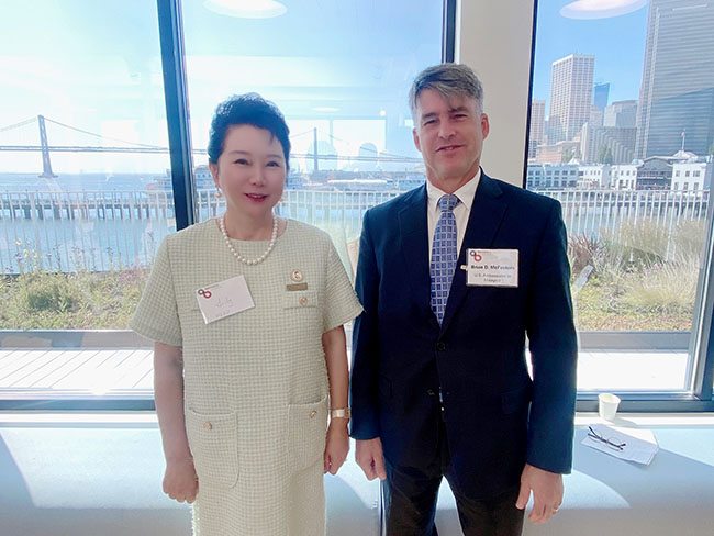 菲彩国际集团_菲彩国际国际应邀出席湾区委员会与美国驻东友邦家大使APEC事情交流会