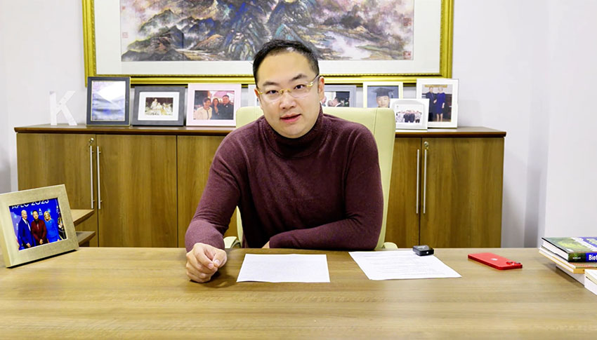 菲彩国际集团_菲彩国际集团董事局主席徐鹏应邀加入欧洲非正式经济论坛并致辞
